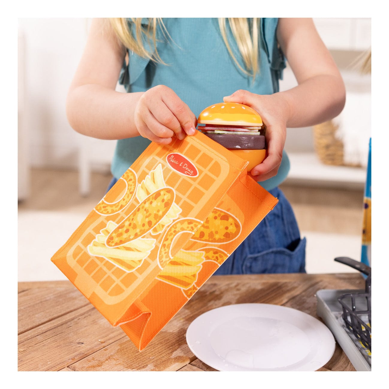 Melissa And Doug Flip N Fry Grill Playset For Kids