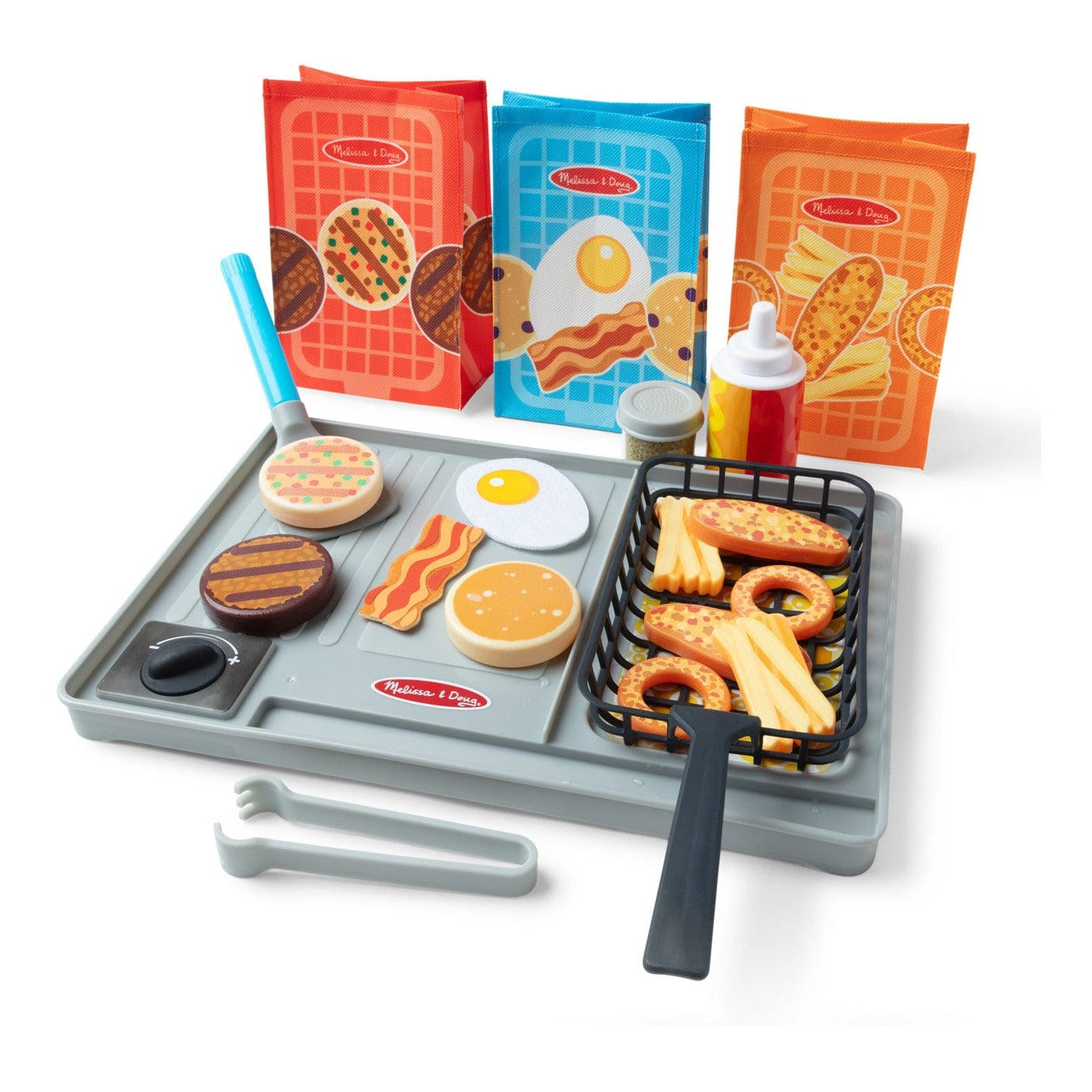 Melissa And Doug Flip N Fry Grill Playset For Kids