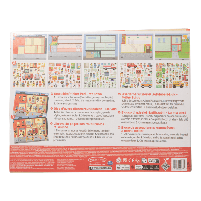 Melissa And Doug Reusable St Pad My Town Craft Set