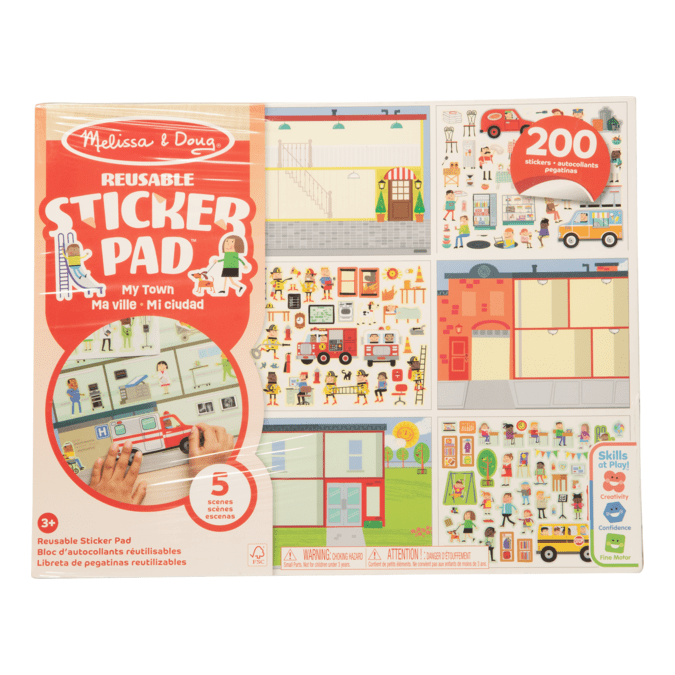 Melissa And Doug Reusable St Pad My Town Craft Set