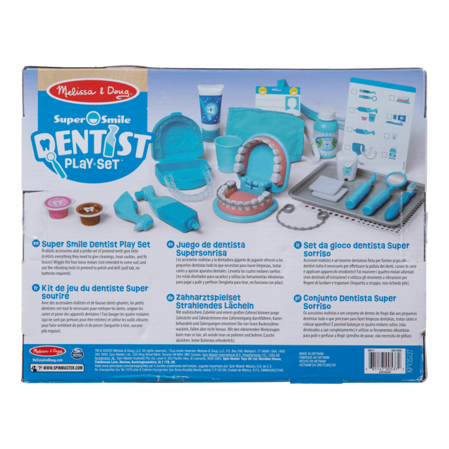 Melissa And Doug Super Smile Dentist Kit Playset For Kids