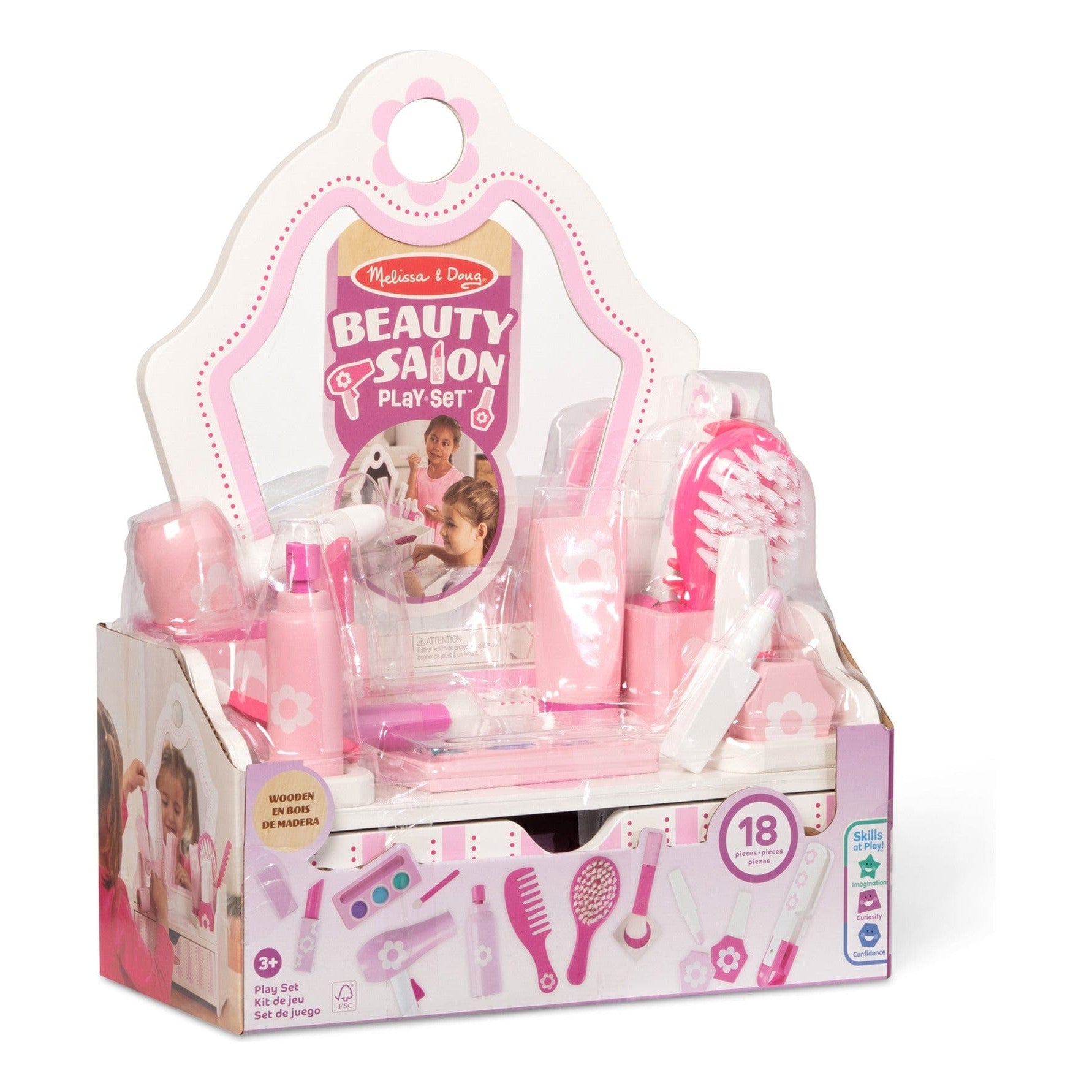Melissa And Doug Vanity Playset For Kids Pretend Grooming