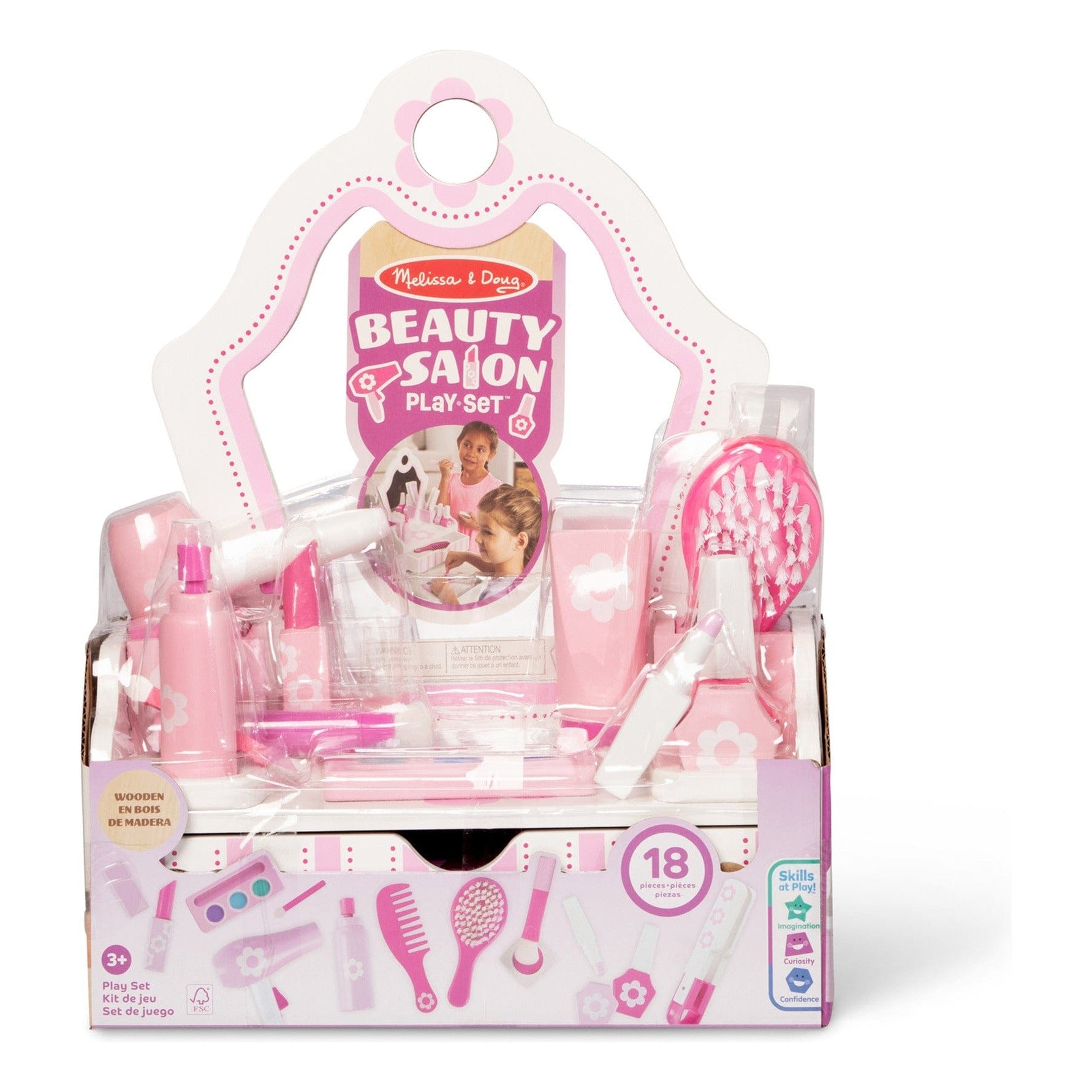 Melissa And Doug Vanity Playset For Kids Pretend Grooming
