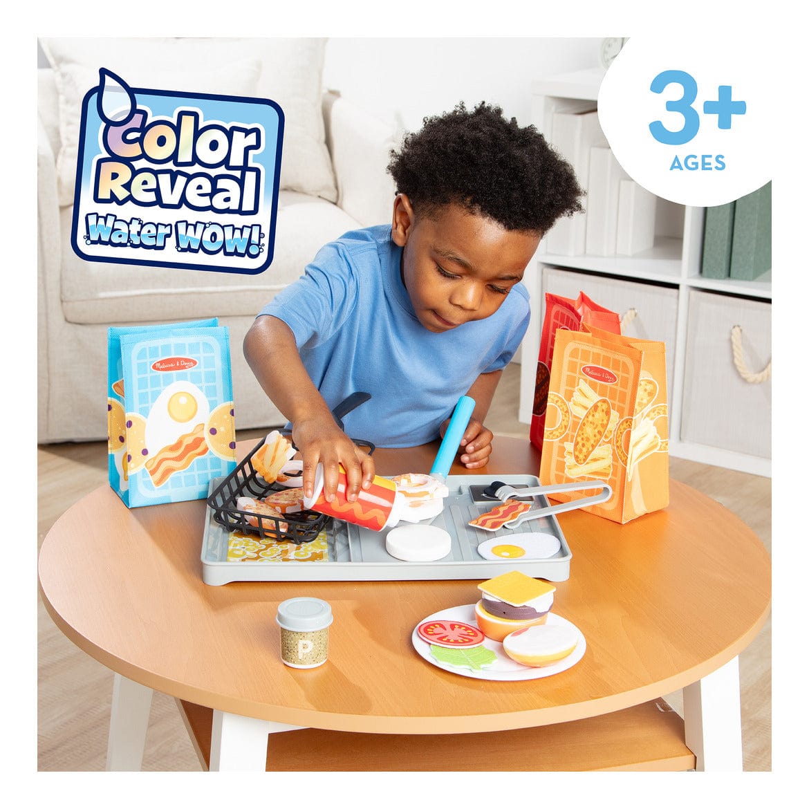 Melissa and Doug Water Wow Flip Fry Reusable Colouring Book