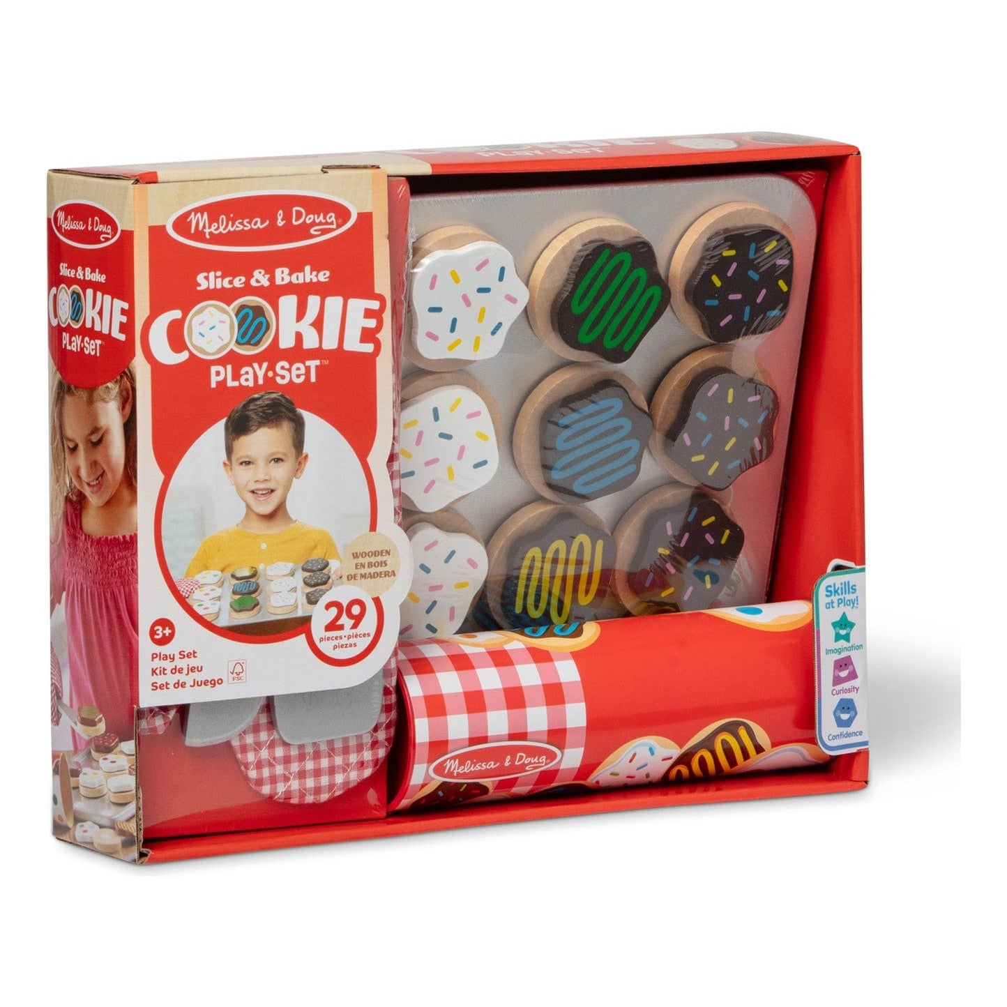 Melissa and Doug Wooden Cookie Set Playset for Kids