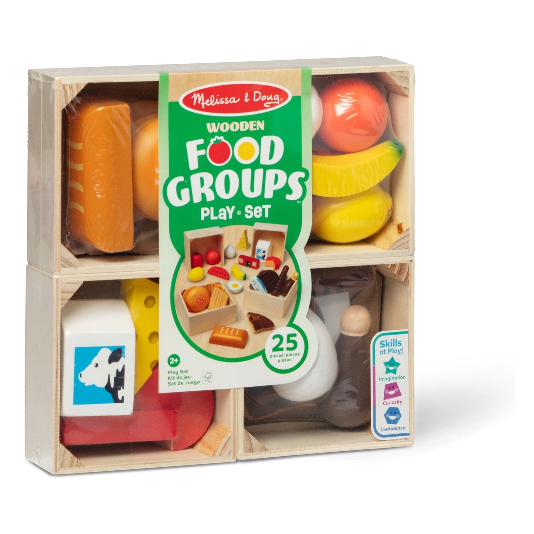 Melissa And Doug Wooden Food Groups Playset For Kids