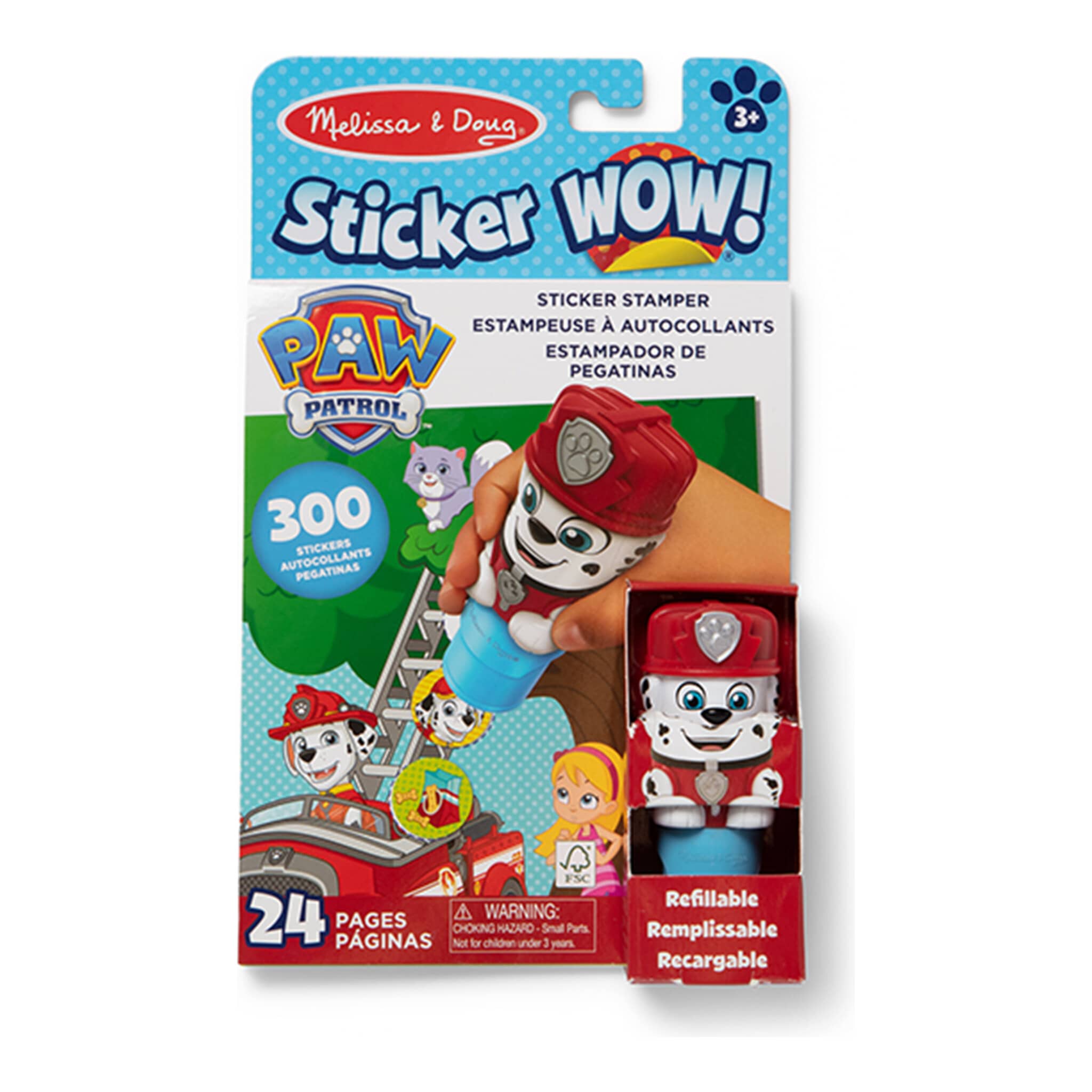 Melissa & Doug Sticker WOW! PAW Patrol Marshall Activity Pad & Sticker Stamper 681147137622