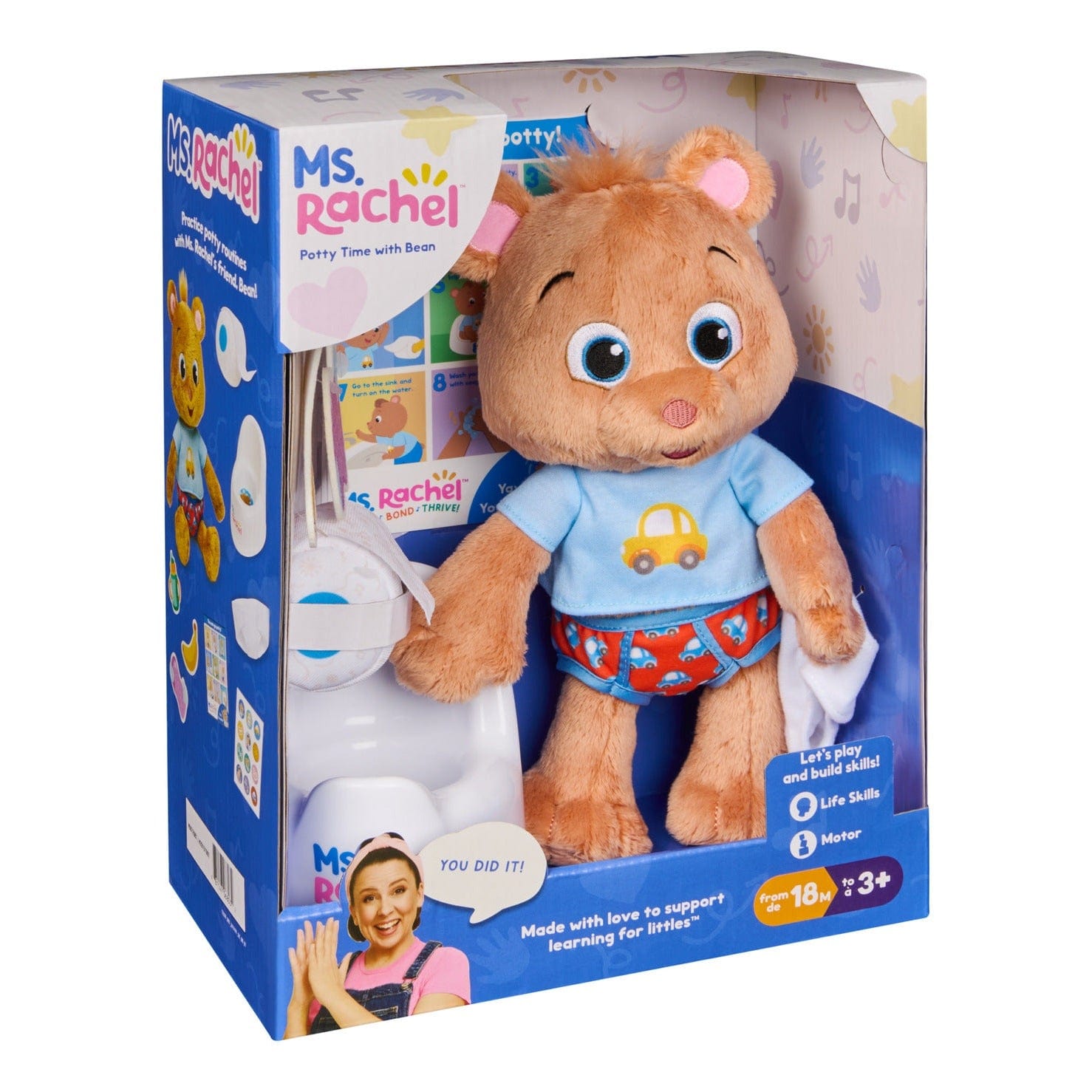 Miss Rachel Bean Potty Playset with Rewards 681147068032