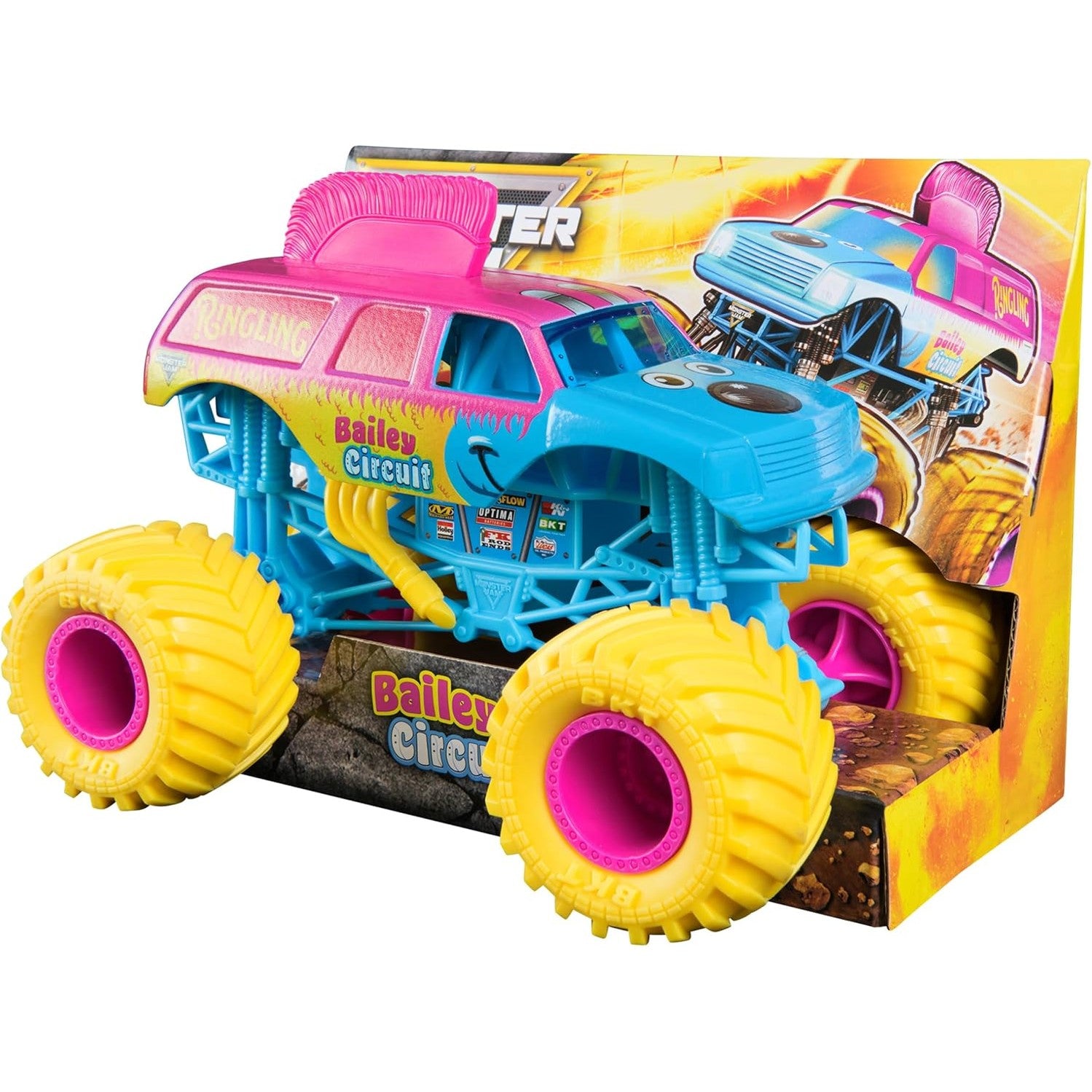 Monster Jam – 1:24 Die-Cast Bailey Circuit Monster Truck 778988141137