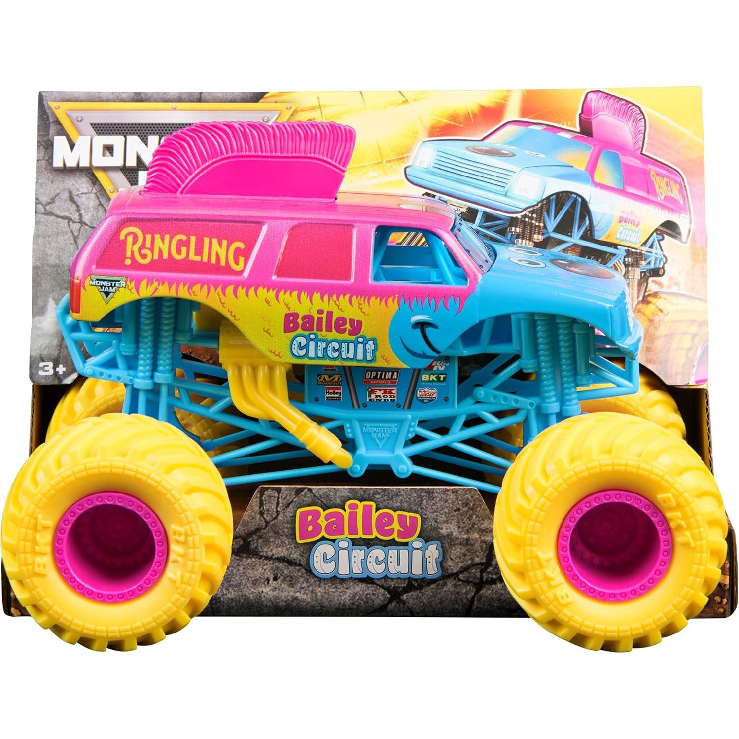 Monster Jam – 1:24 Die-Cast Bailey Circuit Monster Truck 778988141137