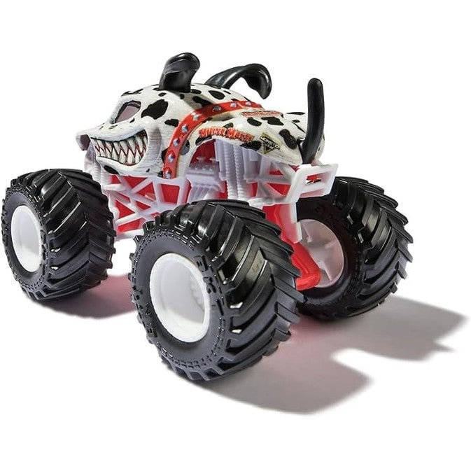 Monster Jam - 1:64 Diecast Truck - Series 42 - Ruff Crowd - Monster Mutt Dalmatian 778988553480