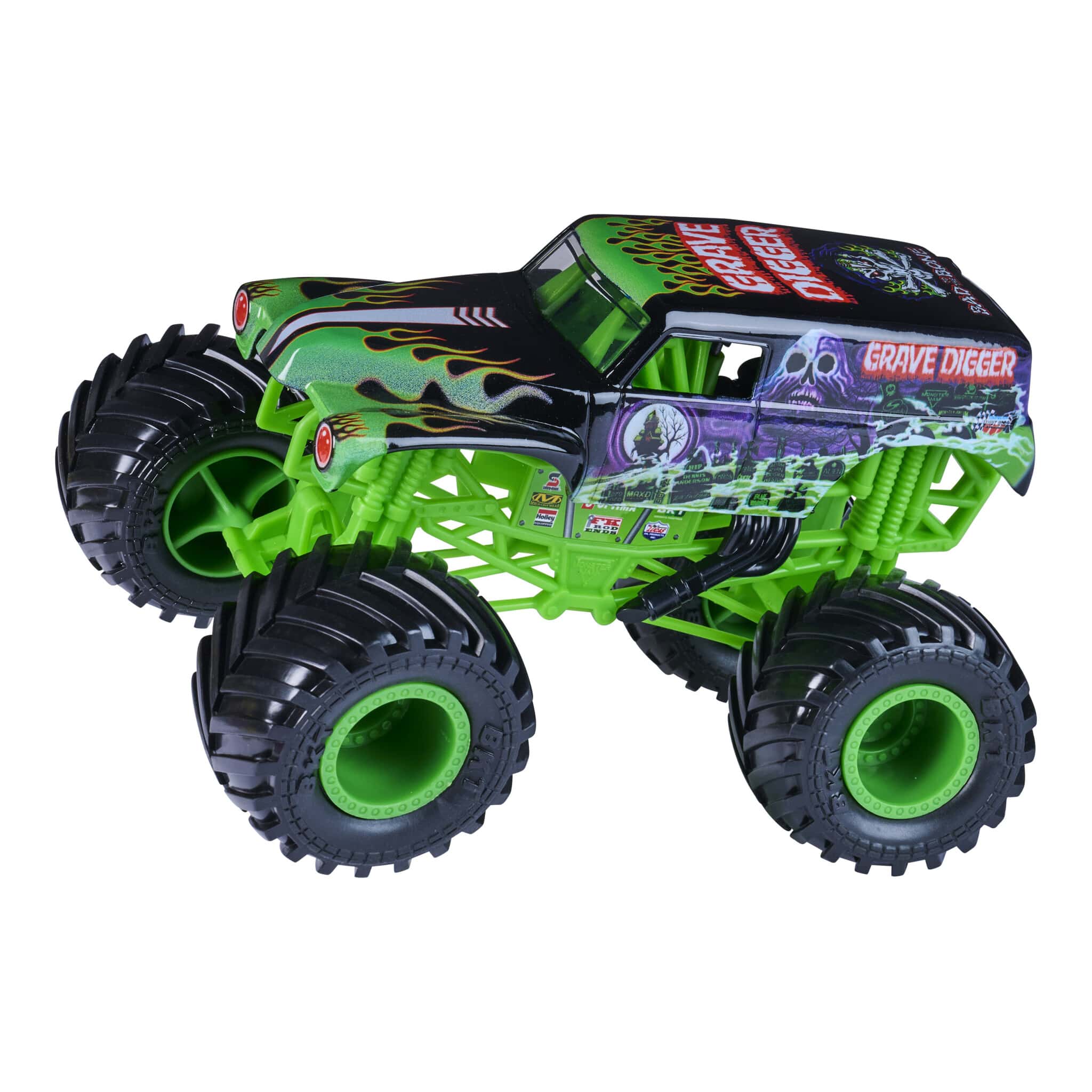 Monster Jam Grave Digger 1:24 Die-Cast Monster Truck 681147146969