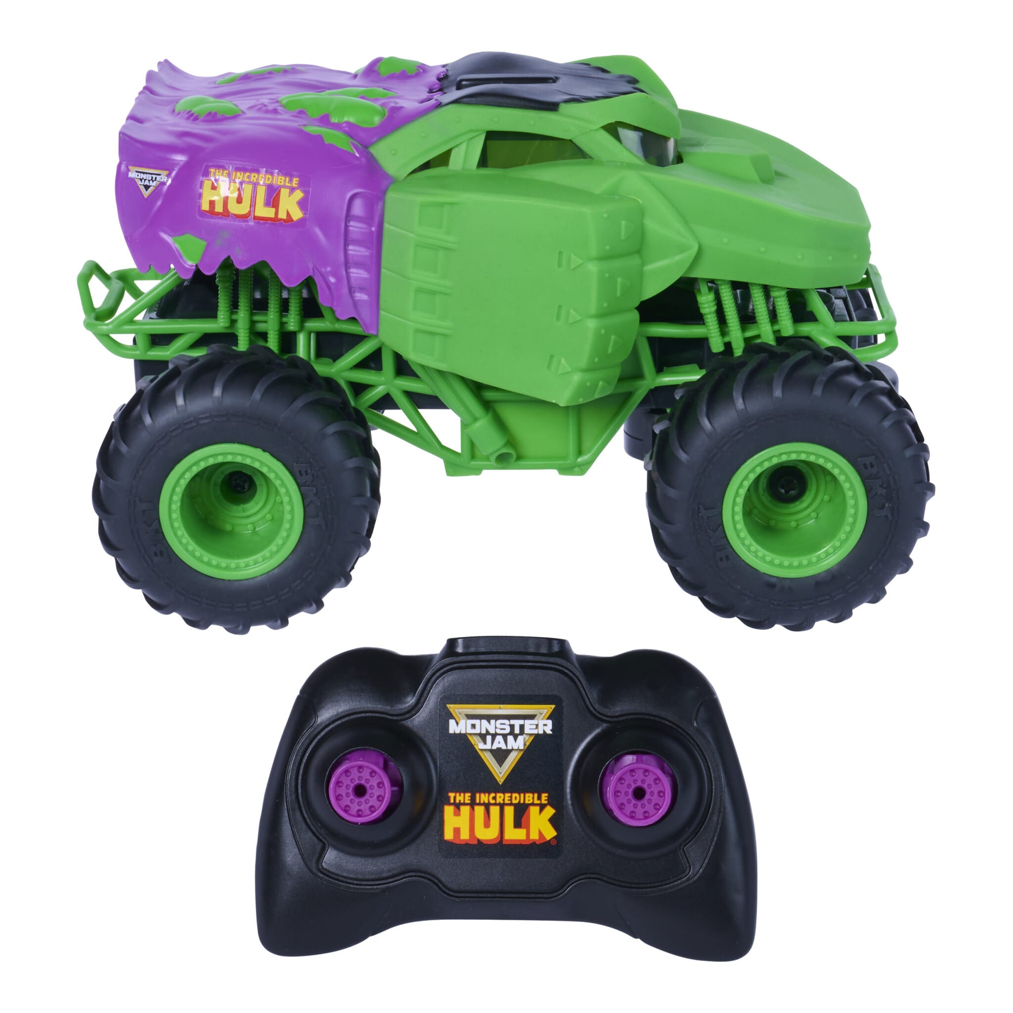 Monster Jam Marvel The Hulk 1:24 RC Monster Truck 681147126336