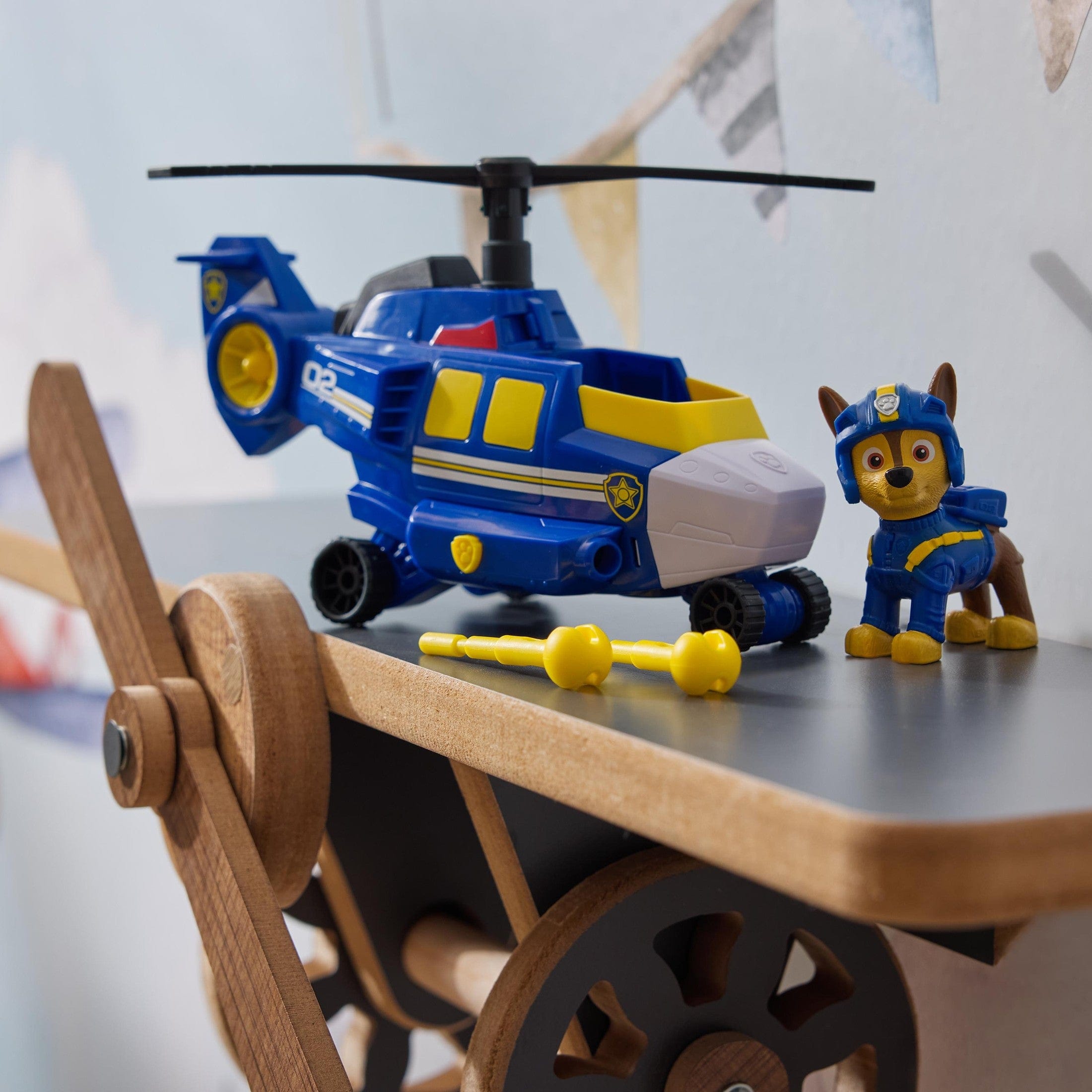 Paw Patrol Air Rescue Themed Vehicle Chase Playset 681147036758