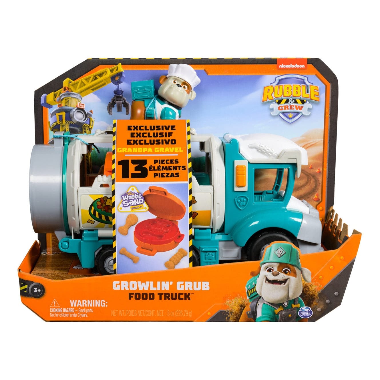 PAW Patrol – Rubble & Crew Grandpa Gravel's Food Truck Playset 681147037984