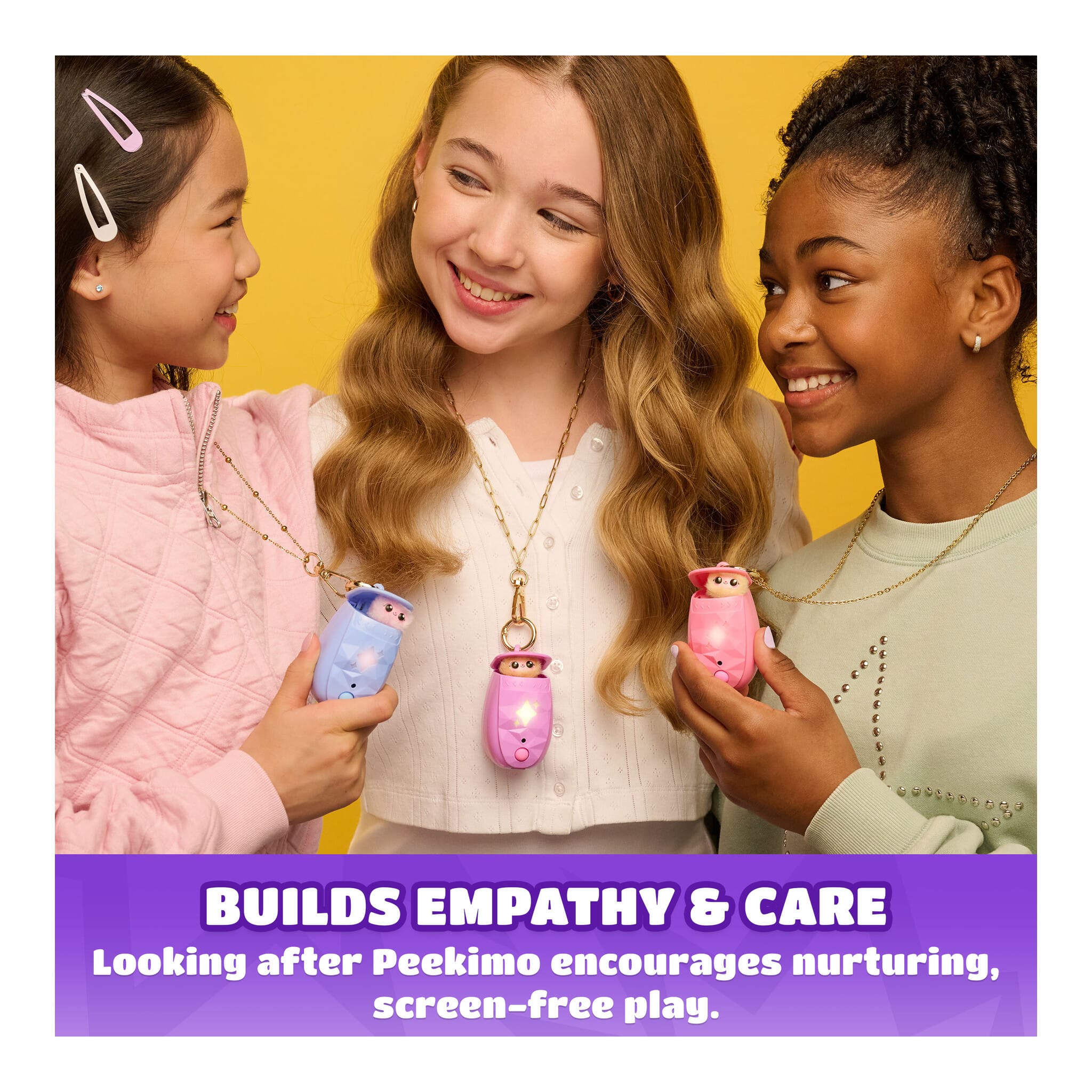 Peekimo Pink Penny Interactive Wearable Pet 681147152229