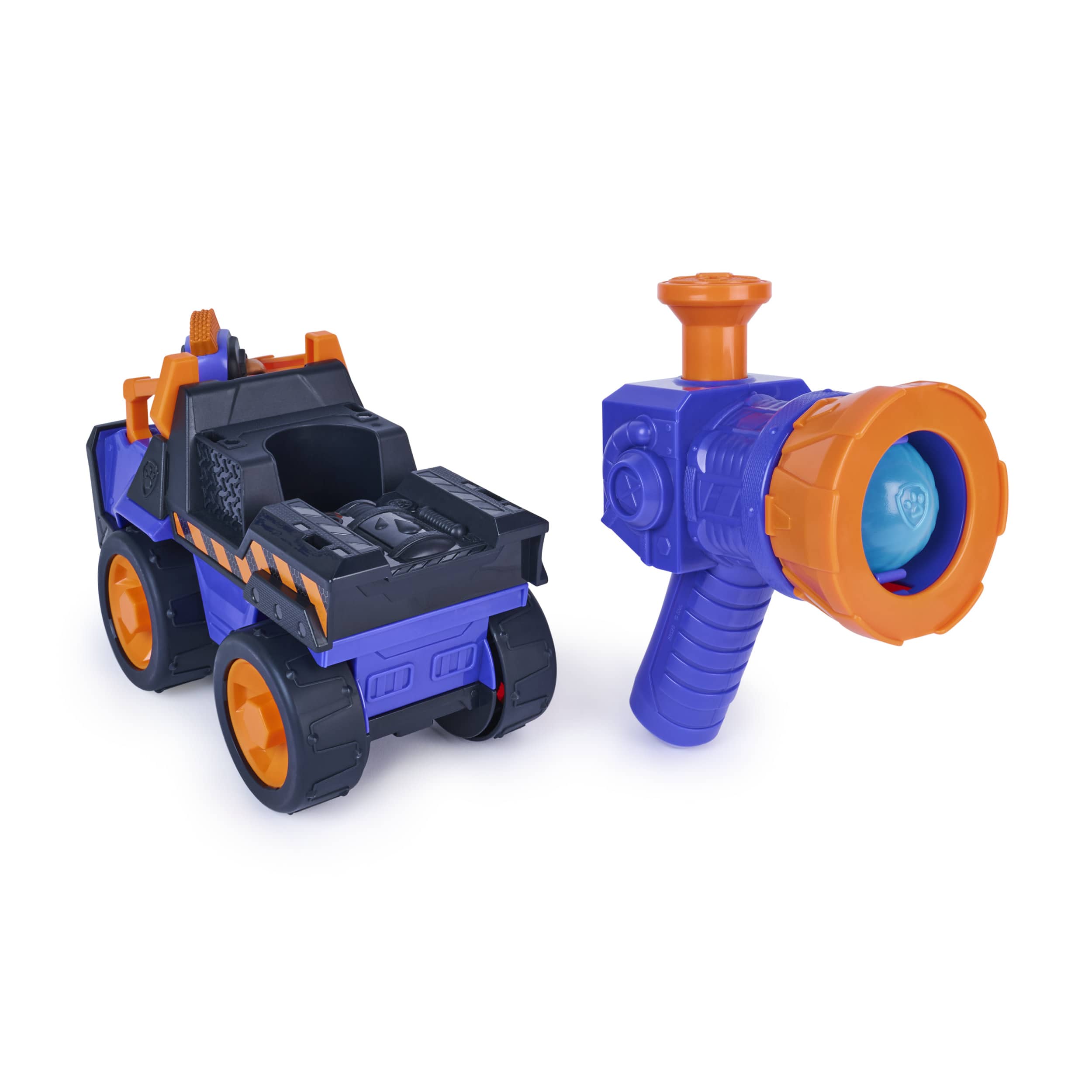 Rubble & Crew Mix Mega Blaster 2-in-1 Construction Vehicle with Figure 681147125896
