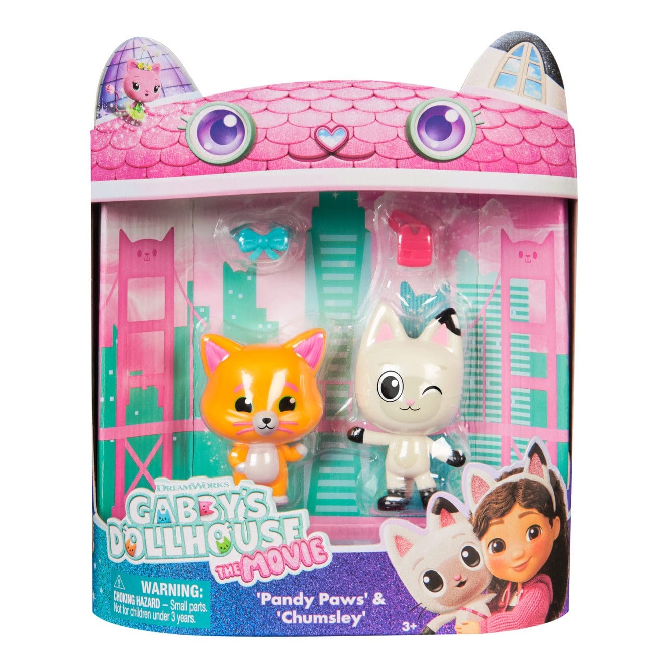 Spin Master Gabby's Dollhouse Cat Francisco Plush 2 Pack