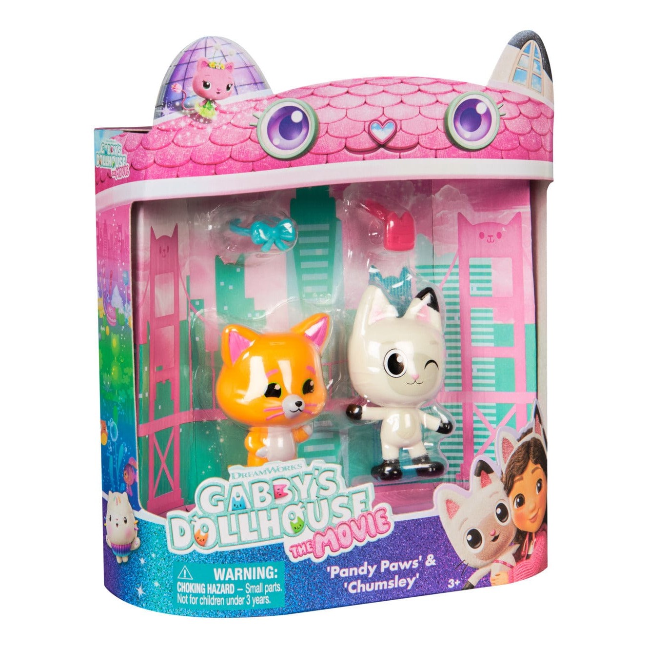 Spin Master Gabby's Dollhouse Cat Francisco Plush 2 Pack