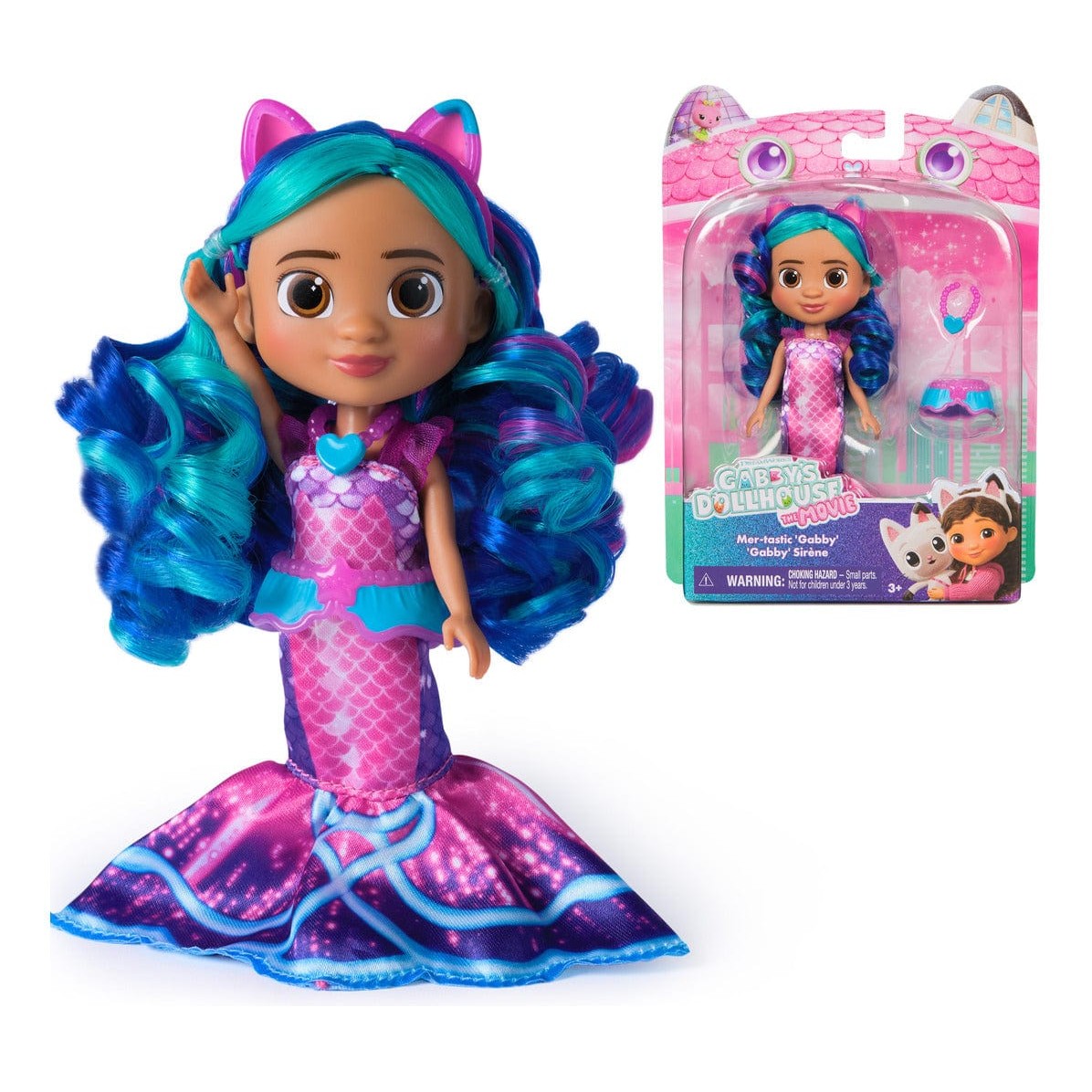 Spin Master Gabby's Dollhouse Movie Small Aquarium Playset