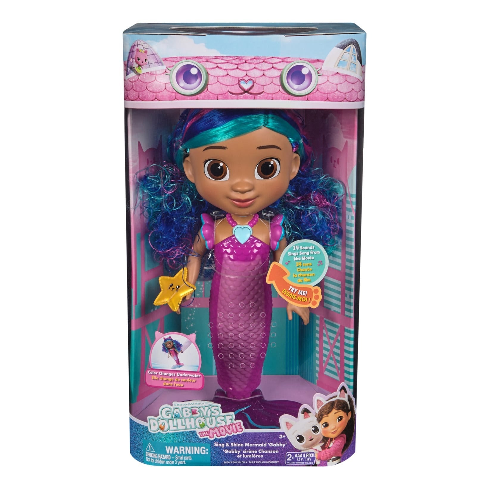 Spin Master Gabbys Dollhouse Movie Mermaid Doll Collectible