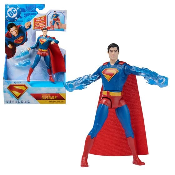 Superman 6" Superman Battle Attack Superman Feature Figure 681147071759