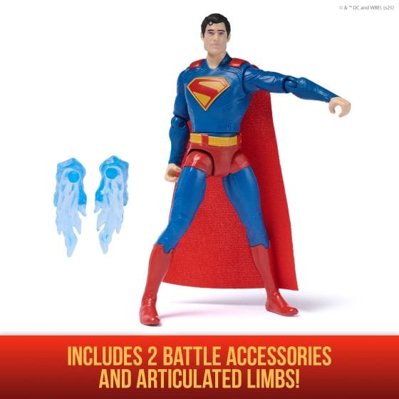 Superman 6" Superman Battle Attack Superman Feature Figure 681147071759