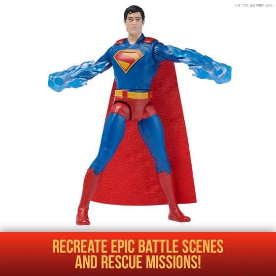 Superman 6" Superman Battle Attack Superman Feature Figure 681147071759