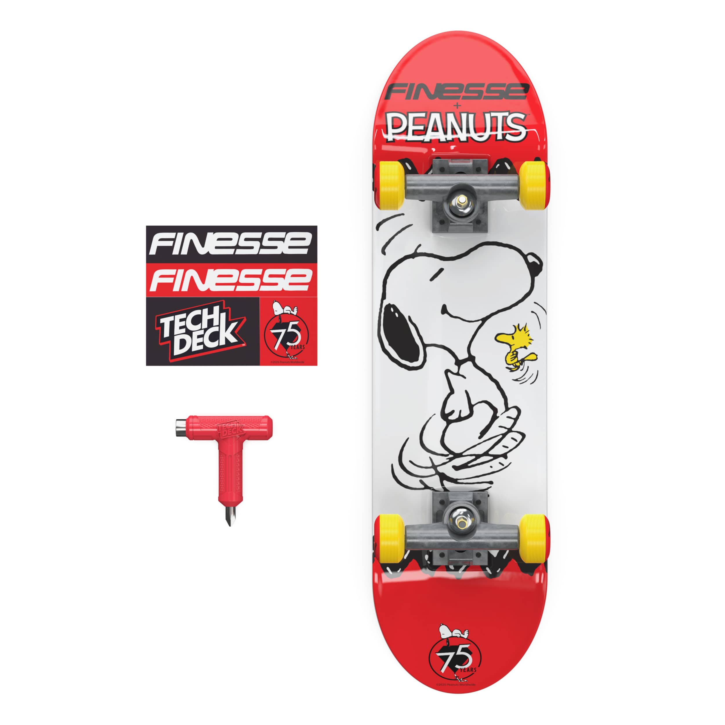 Tech Deck Finesse Peanuts Handboard 681147126138