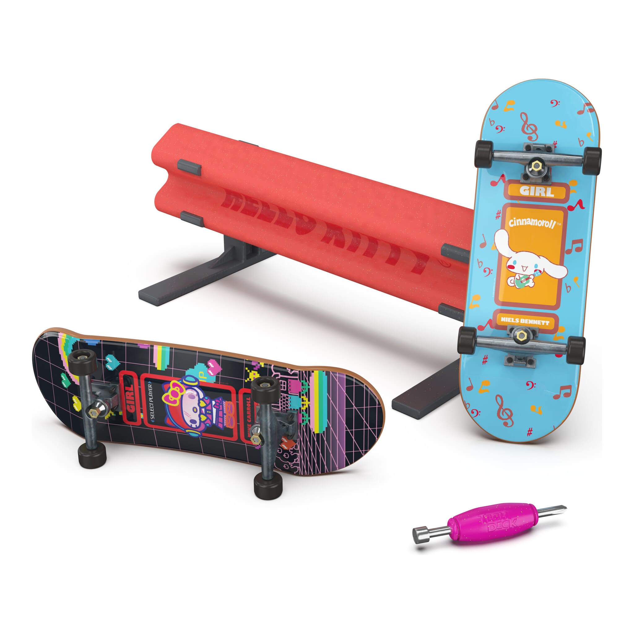 Tech Deck Hello Kitty SK8Shop Collab Pack 8-Pack Fingerboards
