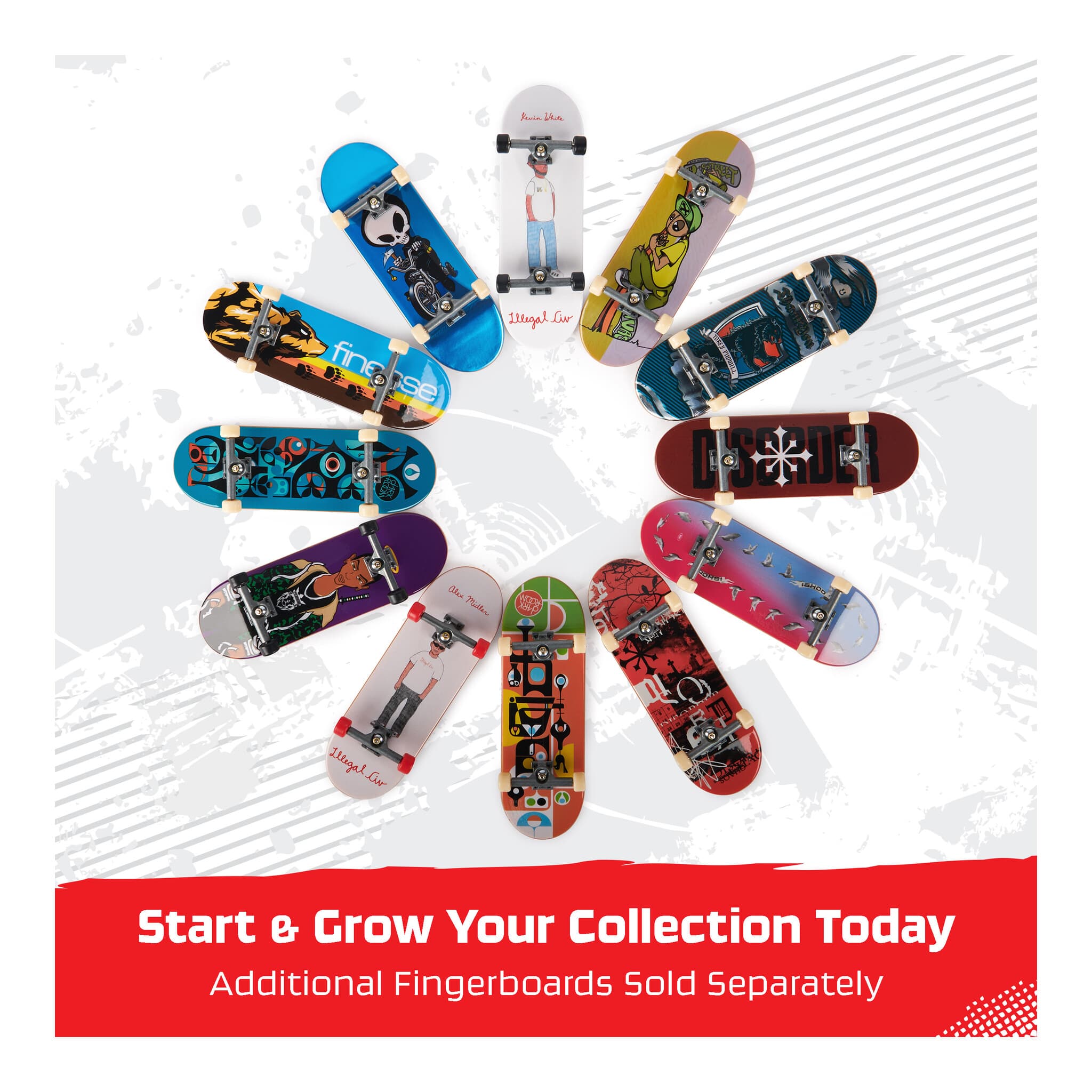 Tech Deck Hello Kitty SK8Shop Collab Pack 8-Pack Fingerboards