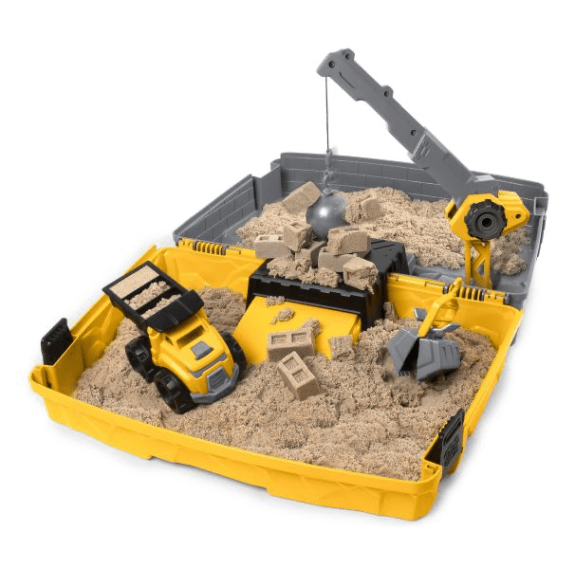 Spin Master: Kinetic Sand Construction Site Sandbox 778988134306
