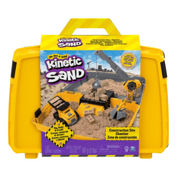 Spin Master: Kinetic Sand Construction Site Sandbox 778988134306