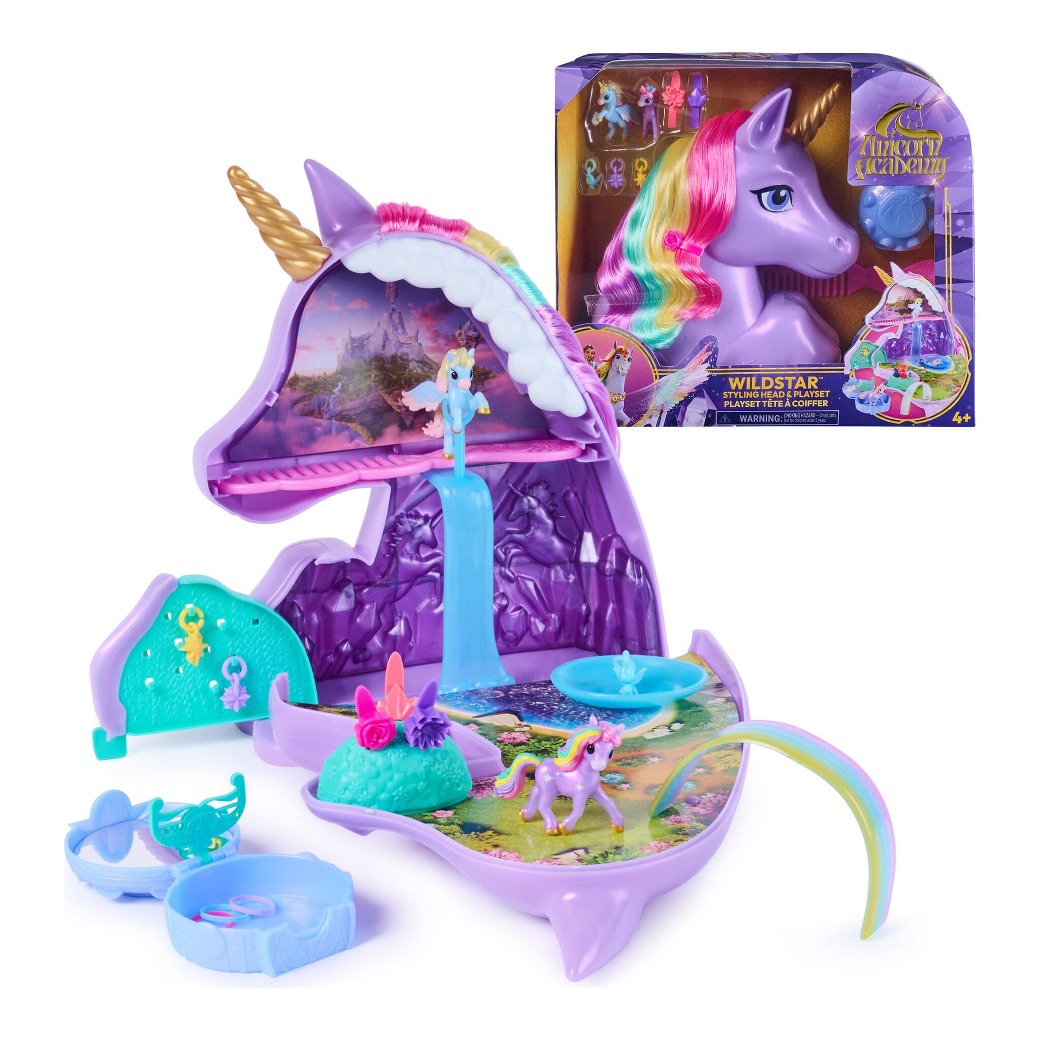 Unicorn Academy Wildstar Styling Head and Playset 681147138797
