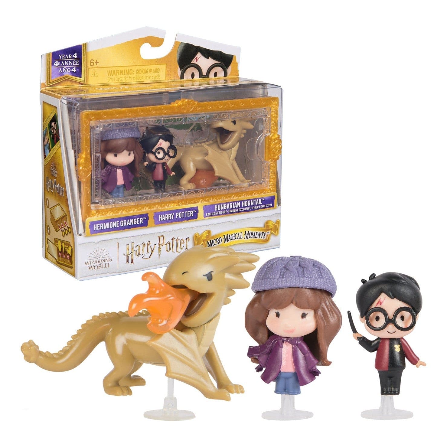 Wizarding World Collectibles Multipk Dragon Figure Set 681147046689