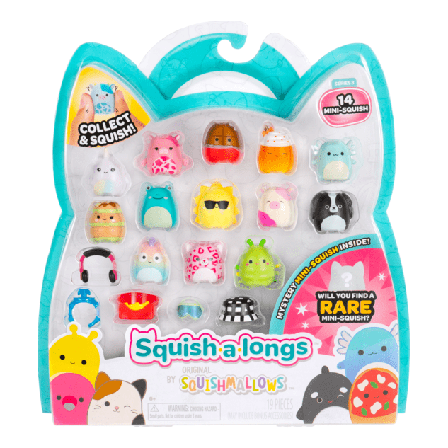 Squish-A-Longs 14 Pack Style 1 W3 191726755265