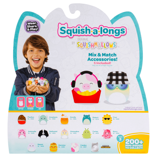 Squish-A-Longs 14 Pack Style 1 W3 191726755265