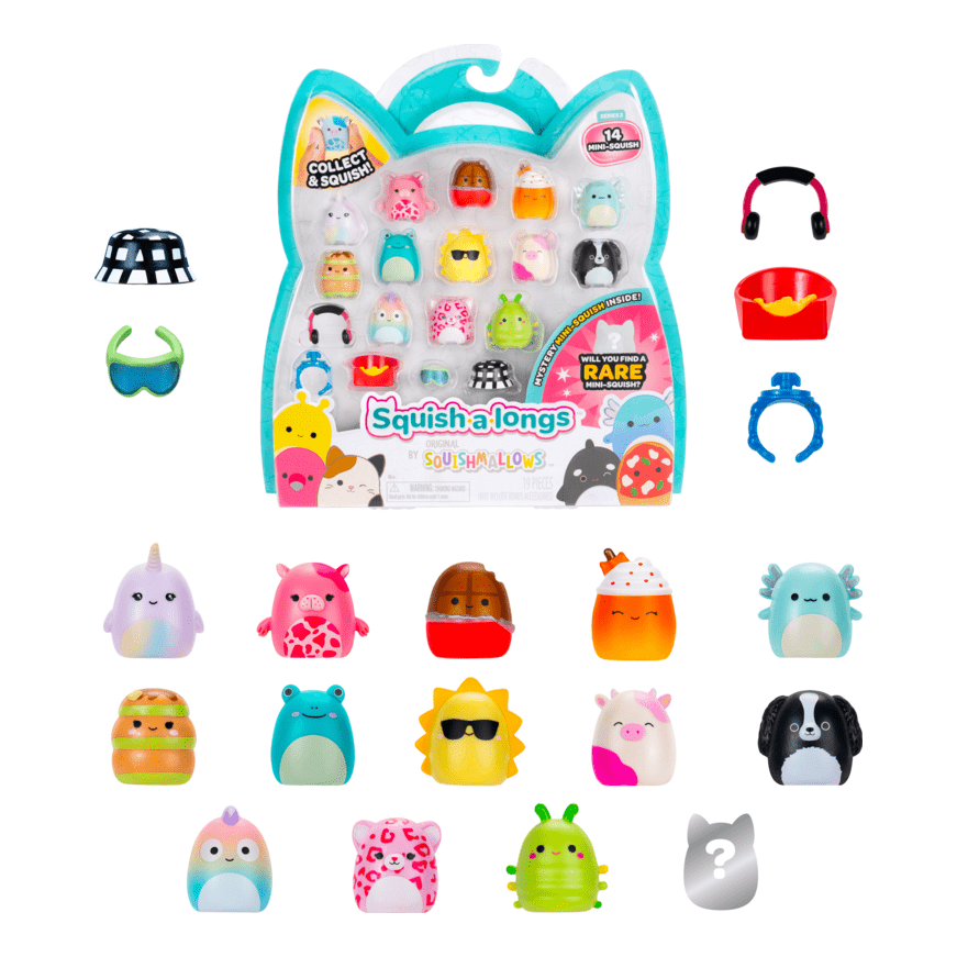 Squish-A-Longs 14 Pack Style 1 W3 191726755265