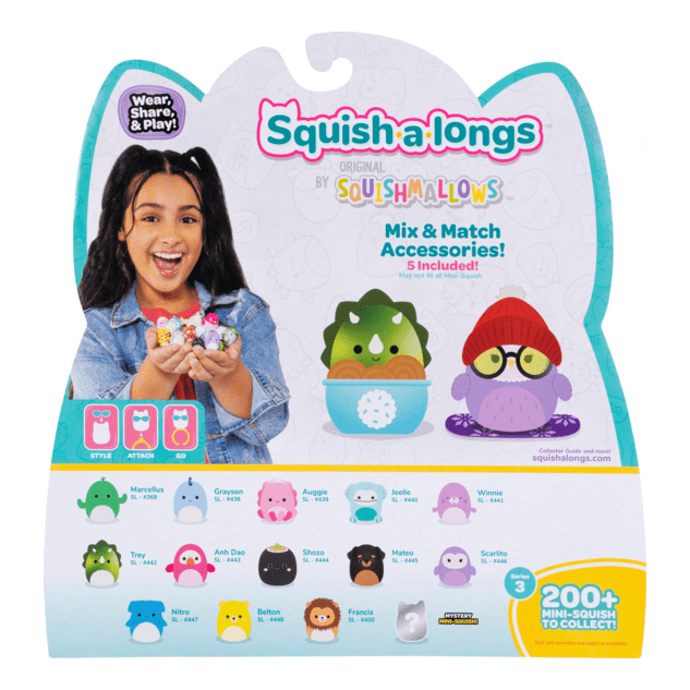 Squish-A-Longs 14 Pack Style 2 W3