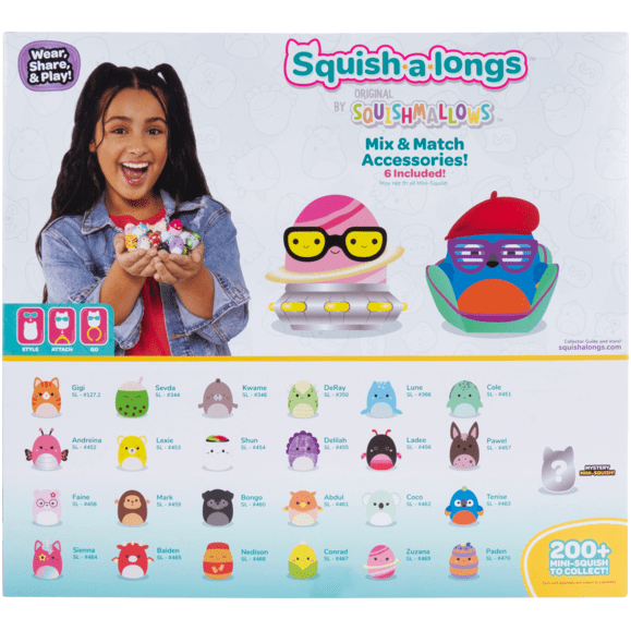 Squish-A-Longs 25 Pack Style 1 W3 191726755302