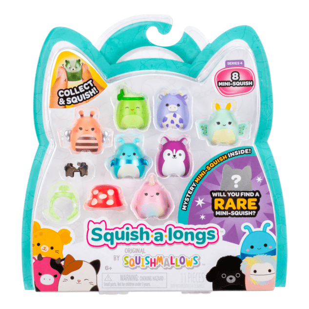 Squish-A-Longs 8 Pack Style 4 W4
