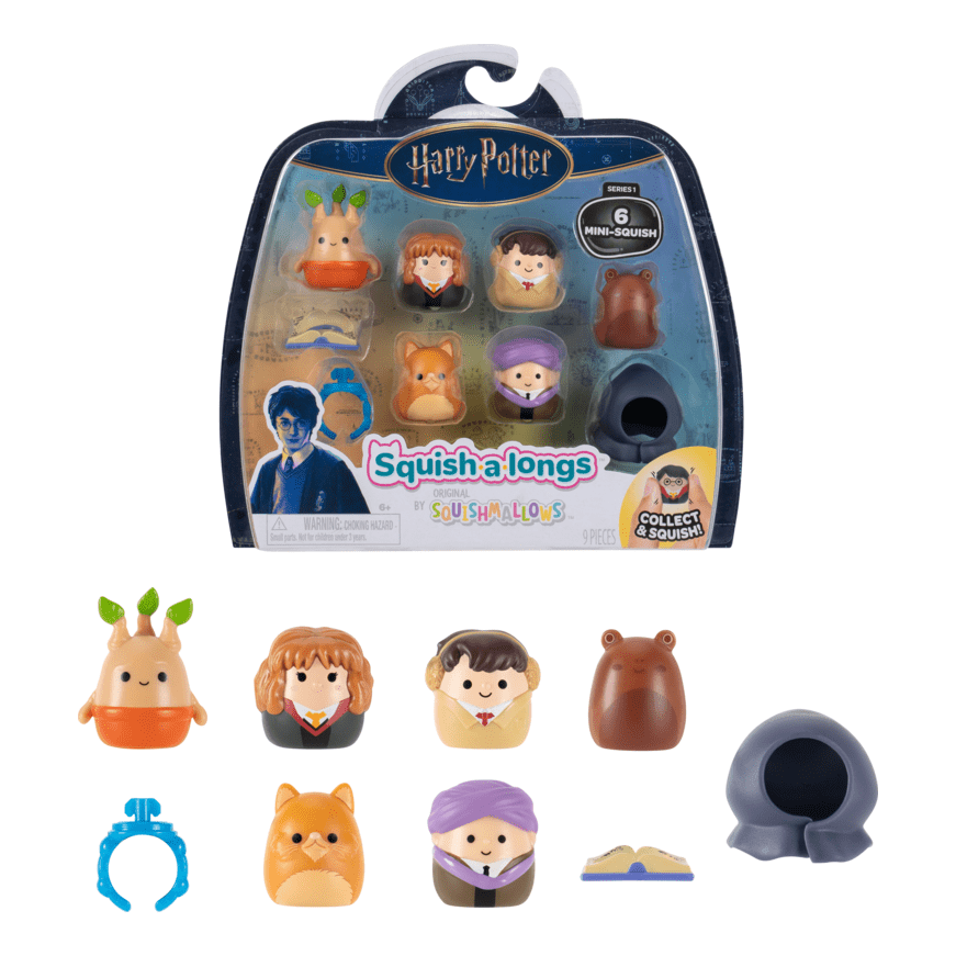 Squish-A-Longs Harry Potter 6 Fig Pk Style 1 Wave 1 191726850786