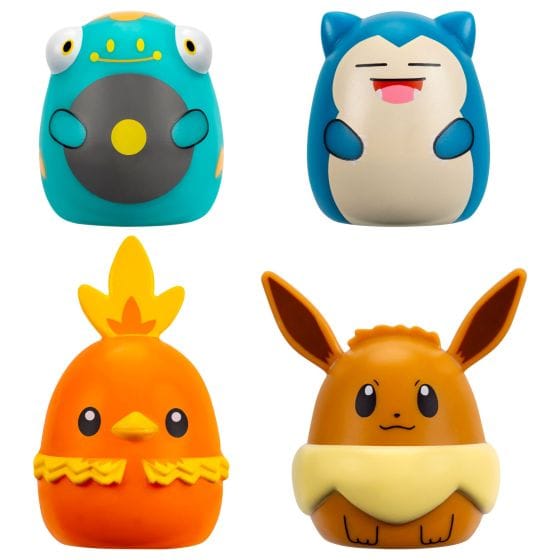 Squish-a-longs Pokemon 4 Pack (Style 1) Wave 1 191726823230