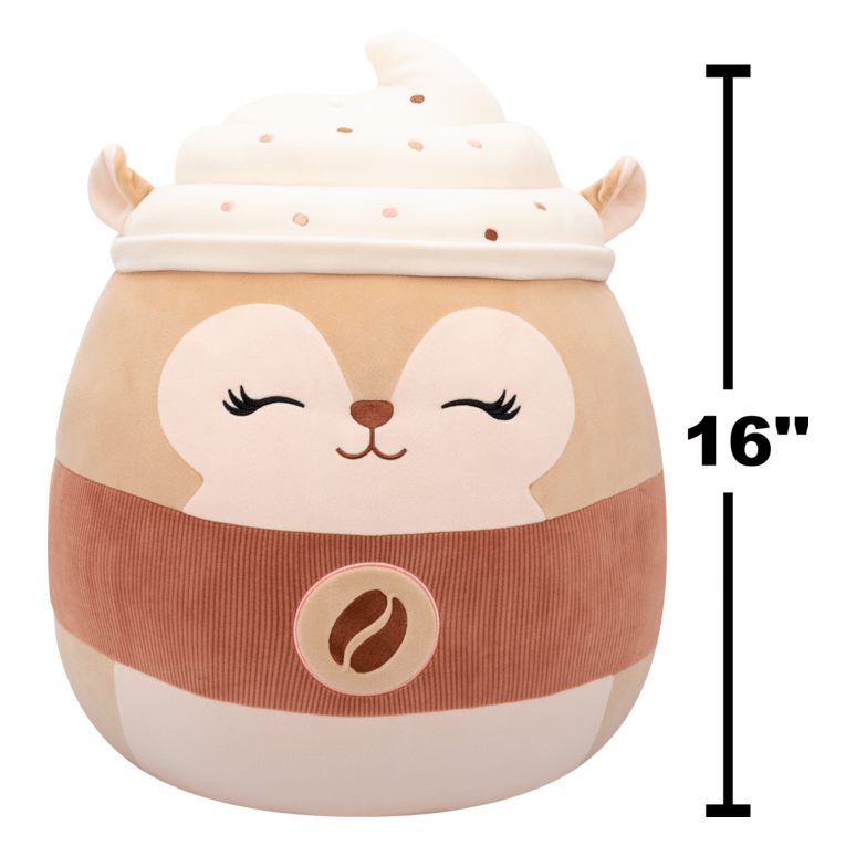 Squishmallow 16in Reza the Latte Squirrel