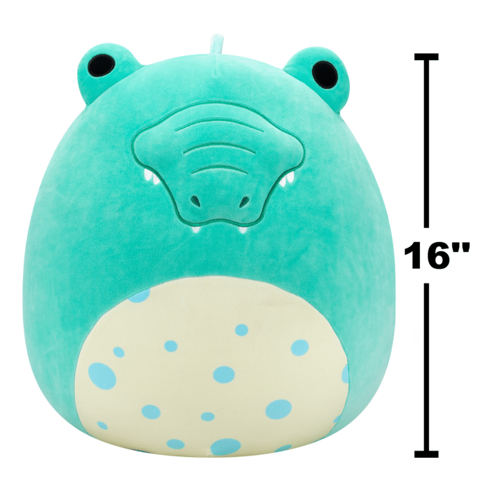 Squishmallow 16in Tortuga the Teal Alligator
