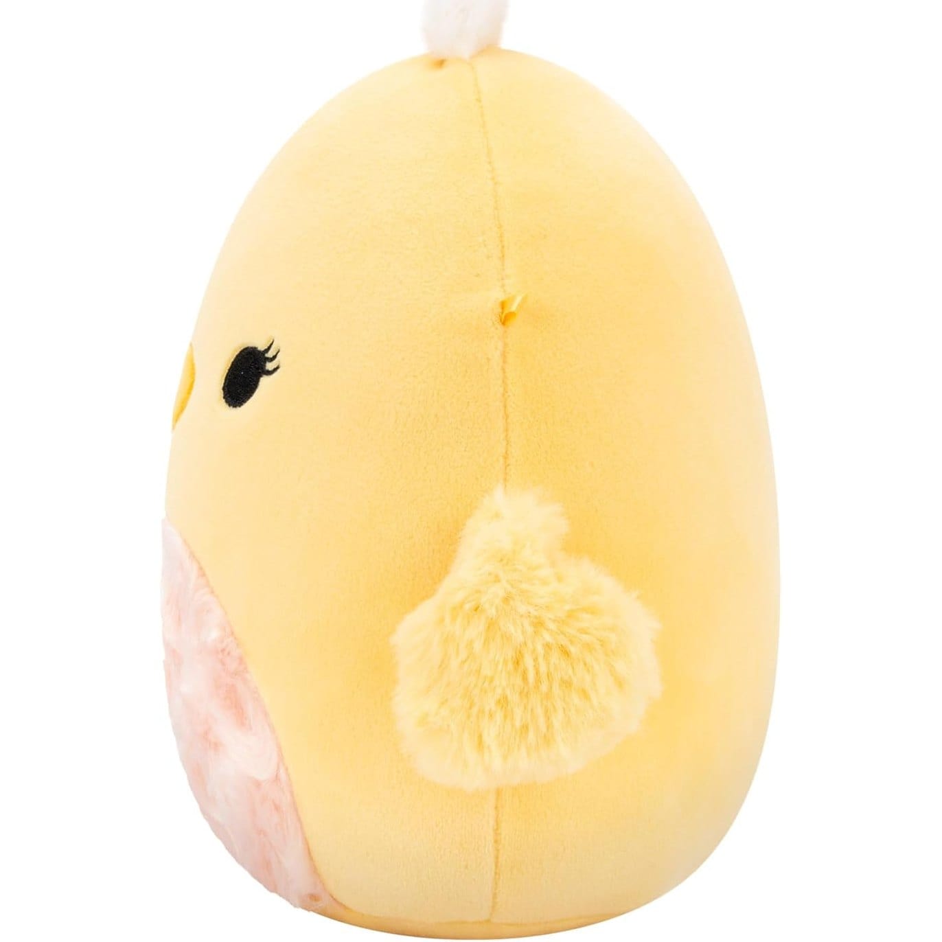 Squishmallow 7.5 Inch Easter 2025 - Aimee - Yellow Chick With Orange Swirl Fur Belly 191726854692