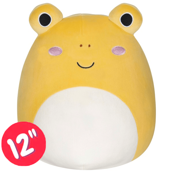 Squishmallow Kellytoy Plush 12" Leigh The Yellow Toad 196566164116