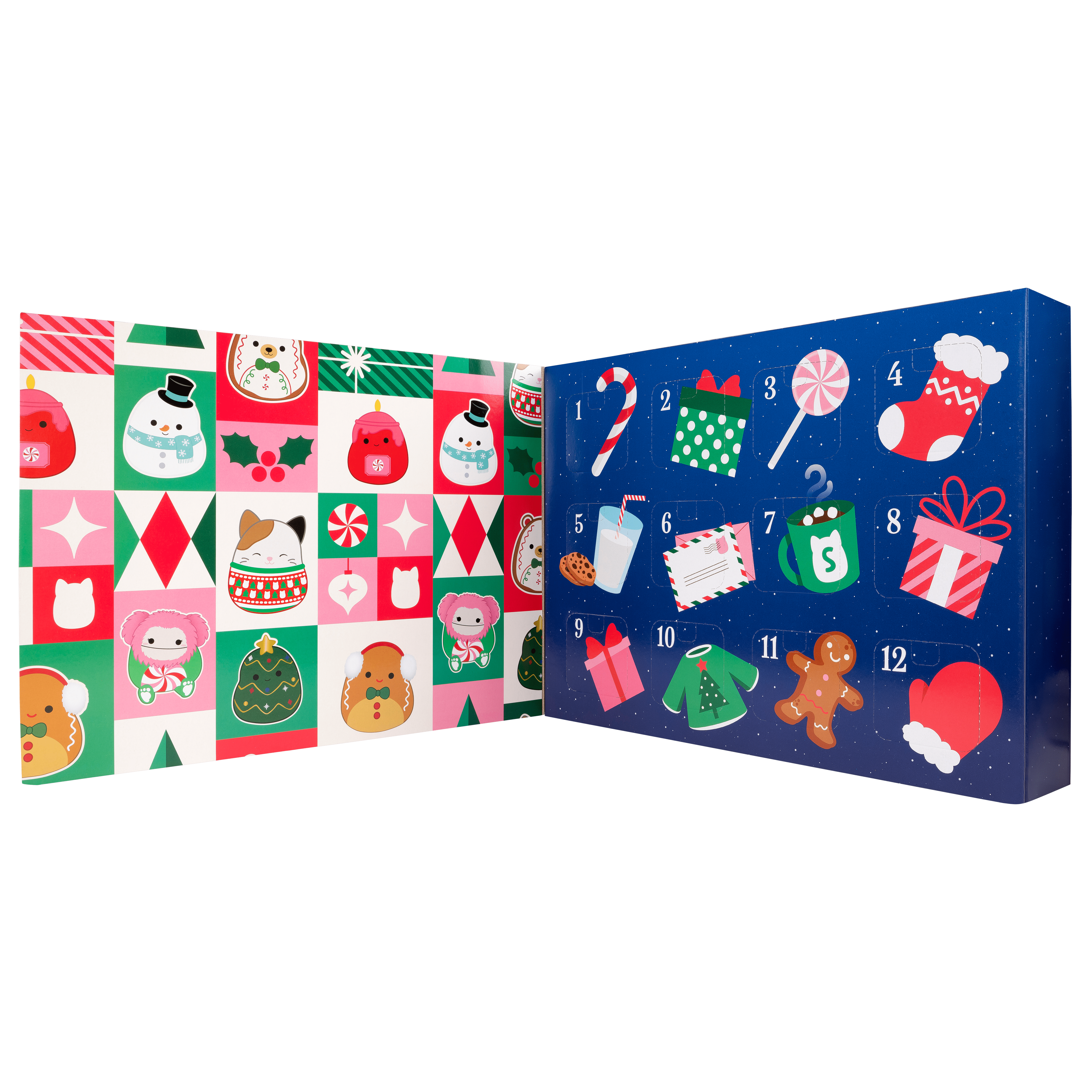 Squishmallows 12-Day Advent Calendar Plush Gift Set For Collectors