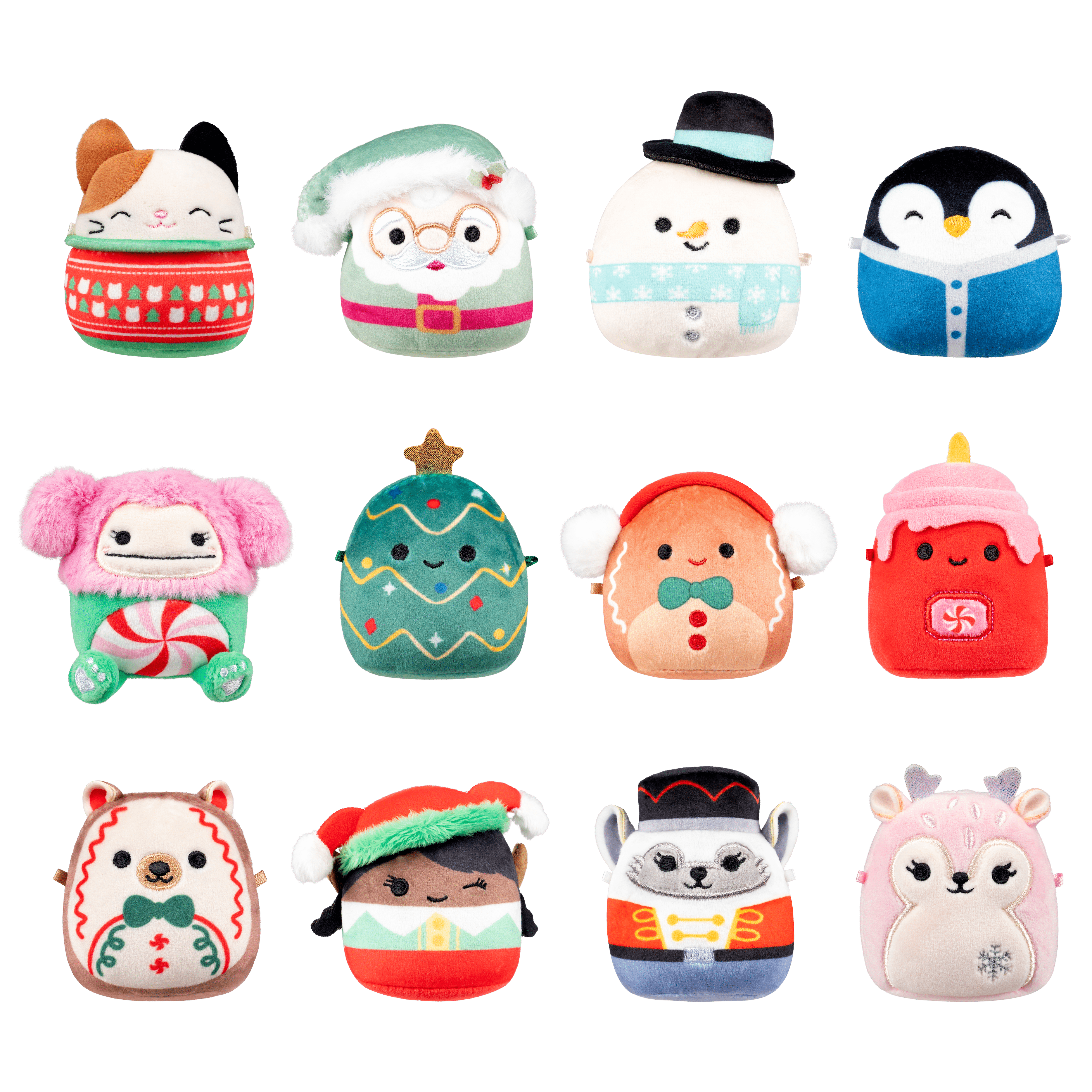Squishmallows 12-Day Advent Calendar Plush Gift Set For Collectors