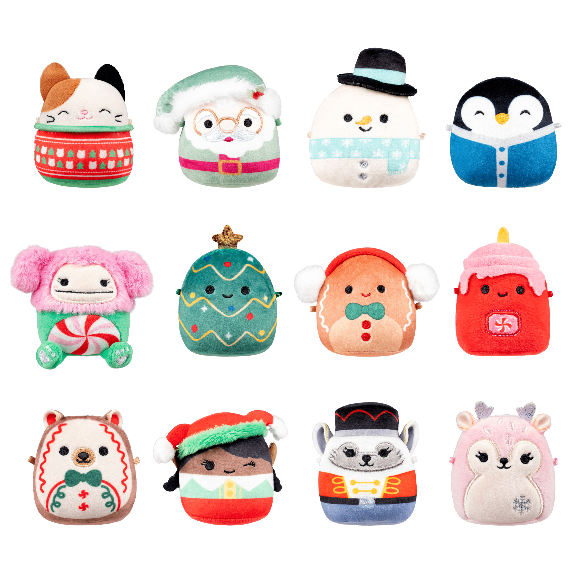 Squishmallows 12-Day Advent Calendar Plush Gift Set For Collectors